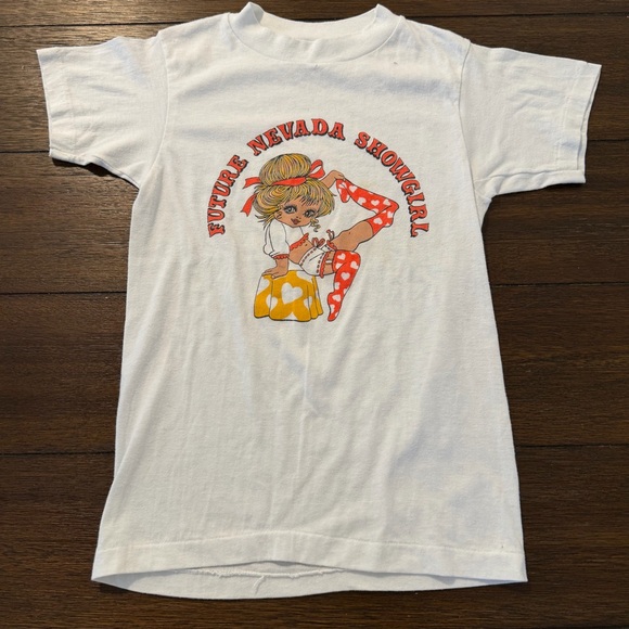 Other - 80s Future Nevada Showgirl Kids/Youth T‑Shirt Size M Rare Novelty Strip Club